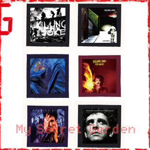Killing Joke - What's This For...!, Revelations, Night Time Album Cloth Patch or Magnet Set 